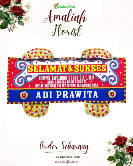 Papan Bunga Ucapan Selamat Langkai